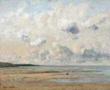 Rivage de Normandie (Gustave Courbet) - Muzeo.com