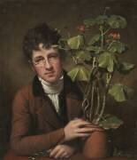 Rubens Peale avec un géranium (Rembrandt Peale) - Muzeo.com