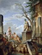 Ruines avec une sibylle et autres figures (Giovanni Paolo Pannini) - Muzeo.com