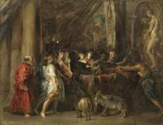 Sacrifice dans un temple (Pierre Paul Rubens) - Muzeo.com