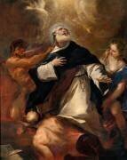 Saint Dominique s'élevant au-dessus des passions humaines (Luca Giordano) - Muzeo.com