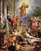 Saint François de Paule se présentant devant les malades (Abraham van Diepenbeeck) - Muzeo.com