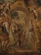 Saint Grégoire le Grand avec les saints Maurus et Papianus (Pierre Paul Rubens) - Muzeo.com