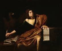 Saint Jean, l'évangéliste (Valentin de Boulogne) - Muzeo.com