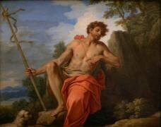 Saint Jean-Baptiste dans le désert (Benedetto Luti) - Muzeo.com