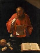 Saint Jérôme lisant (anonyme) - Muzeo.com