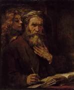 Saint Mathieu et l'Ange (Rembrandt) - Muzeo.com