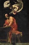 Saint Matthieu et l'Ange (Le Caravage) - Muzeo.com
