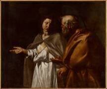 Saint Pierre délivré de prison par un ange (Filippo Vitale) - Muzeo.com