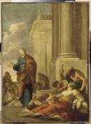 Saint Pierre guérissant les malades avec son ombre (Laurent de La Hyre) - Muzeo.com
