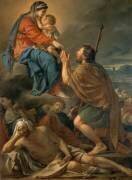 Saint Roch intercedant pour la cession de la peste (Jacques-Louis David) - Muzeo.com