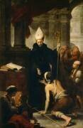 Saint Thomas de Villanueva donnant l'aumône (Bartolomé Esteban Murillo) - Muzeo.com