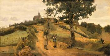 Saint-André-en-Morvan (Nièvre) (Jean-Baptiste Camille Corot) - Muzeo.com