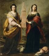 Sainte Juste et sainte Rufine (Bartolomé Esteban Murillo) - Muzeo.com