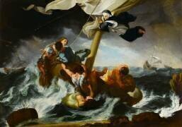 Sainte Thérèse protégeant un bateau faisant naufrage (Benedetto Luti) - Muzeo.com