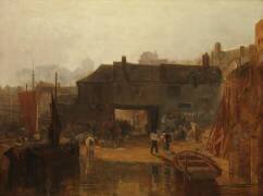 Saltash avec le Ferry d'eau (Joseph Mallord William Turner) - Muzeo.com