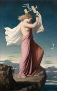 Sapho jouant de la lyre (Léopold Burthe) - Muzeo.com