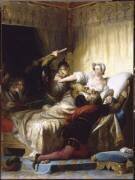 Scène de massacre de la Saint-Barthélémy, dans l'appartement de la reine de Navarre (Alexandre-Evariste Fragonard) - Muzeo.com