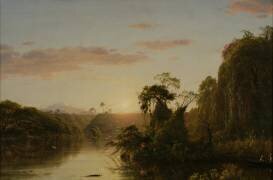 Scène sur la Magdalena (Frederic Edwin Church) - Muzeo.com