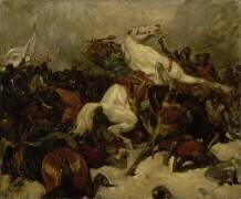 Scène de bataille (Eugène Delacroix) - Muzeo.com