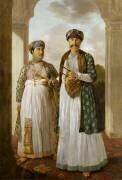 Shuja’al Duala, nab-vizir et son fils aîné Myrza Mabi (Tilly Kettle) - Muzeo.com