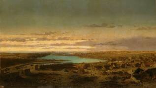 Siège de Sébastopol (octobre 1854 - sept. 1855) Vue de la ville de Kamiesch prise du fond du port (Jean-Baptiste-Henri...) - Muzeo.com