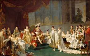 Signature du contrat de mariage du prince Jérôme Bonaparte et de Frédérique-Catherine de Wurtemberg (Jean-Baptiste Regnault) - Muzeo.com