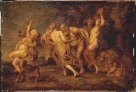 Silène et faunes avec des bacchantes (Pierre Paul Rubens) - Muzeo.com