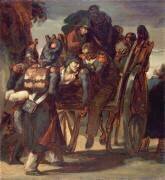 Soldats blessés dans un chariot (Théodore Géricault) - Muzeo.com