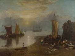 Soleil se levant à travers la vapeur (Joseph Mallord William Turner) - Muzeo.com
