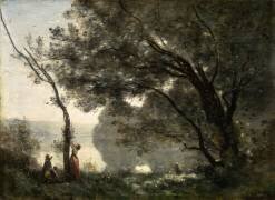 Souvenir de Mortefontaine (Oise) (Jean-Baptiste Camille Corot) - Muzeo.com