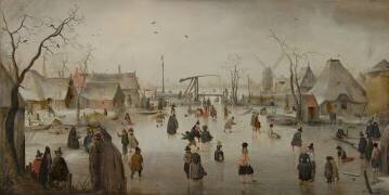 Sports de glace (Hendrik Avercamp) - Muzeo.com