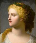 Tête de femme couronnée de laurier (Charles Paul Landon) - Muzeo.com