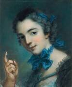 Tête de jeune fille (Jean-Marc Nattier) - Muzeo.com