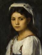 Tête de jeune italienne (Jean-Jacques Henner) - Muzeo.com