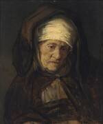 Tête d'une femme âgée (Rembrandt) - Muzeo.com