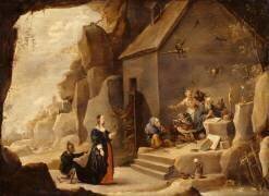 Tentation de saint Antoine (David Teniers le Jeune) - Muzeo.com
