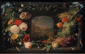 Tentures de fleurs et de fruits (Abraham Mignon) - Muzeo.com