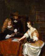 The Music Party (Gérard ter Borch) - Muzeo.com