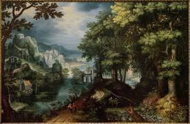 Tobias avec l'ange (Gillis van Coninxloo) - Muzeo.com