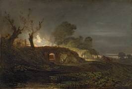 Un four à chaux à Coalbrookdale (Joseph Mallord William Turner) - Muzeo.com