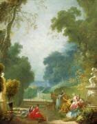 Un jeu de coques chaudes (Jean-Honoré Fragonard) - Muzeo.com