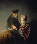 Un jeune étudiant et son tuteur (Rembrandt) - Muzeo.com