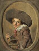 Un jeune homme avec un grand chapeau (Frans Hals) - Muzeo.com