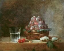 Un panier de prunes (Jean Siméon Chardin) - Muzeo.com