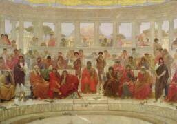 Un public à Athènes pendant l'Agamemnon d'Eschyle (William Blake Richmond) - Muzeo.com