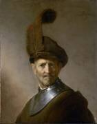Un vieil homme en costume militaire (Rembrandt) - Muzeo.com