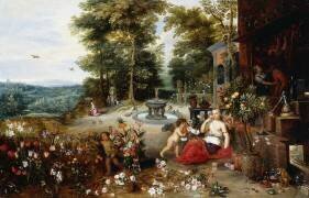 Une allégorie de l'odorat (Jan Brueghel le Jeune) - Muzeo.com
