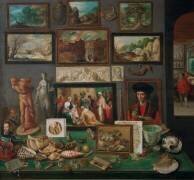 Une collection d'art et de curiosités (Frans Francken le Jeune) - Muzeo.com