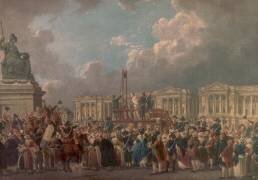 Une exécution capitale, place de la Révolution (Pierre-Antoine Demachy) - Muzeo.com